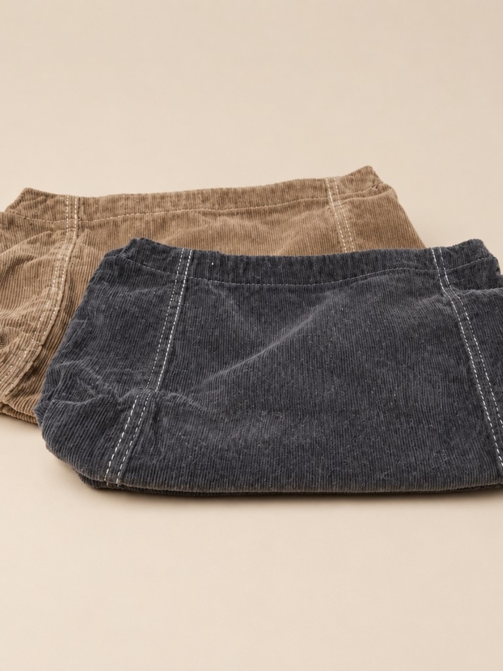 Thirty-One Black And Brown Corduroy Purse Covers Set Of Two